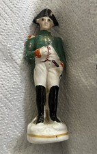 Napoleon Bonaparte Figure Staffordshire Porcelain Antique 19c Hand Painted Rare picture