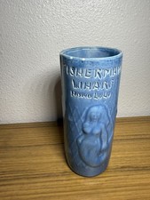Vintage Fisherman's Wharf  Tiki Mug Rare Polynesian Pottery (DAGA) Mermaid Green picture