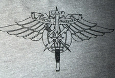 NEW USAF US AIR FORCE SPECIAL WARFARE COURSE INSTRUCTOR CADRE SHIRT GRAY MEDIUM picture