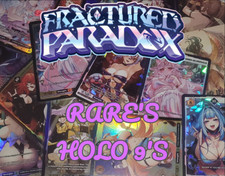 Vcard Fractured Paradox First Edition Rare Singles (Holo/Power Level 9's) picture