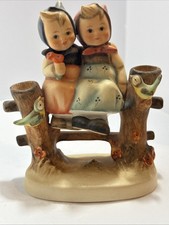 Hummel Coquettes Figurine #179 Goebel Collectible Girl Boy Scene Porcelain picture