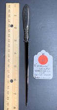 (CL-001) Vintage Webster Sterling Silver Handle Letter Opener Stainless Blade 8