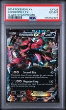 🔥 2014 Pokemon XY Krookodile EX XY25 Black Star Promo PSA 6 EX-MT 🔥 picture
