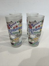 Catstudio Frosted Glasses RICHMOND Geography Series Set Of 4, NWOB picture