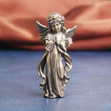 USA Solid Brass Angel Figurine Mini Angel Statue House Decoration Figurines Gift picture