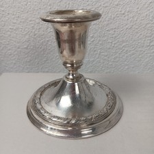 Antique William Rogers Silver Plate Candle Holder Art Nouveau Elegant Tapered picture