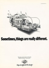 1987 Harley Davidson different- Original Motorcycle Advertisement Print Ad J289 picture