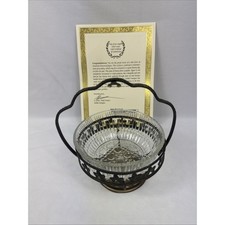 Chicago Mobster Al Capone Personally Owned Glass And Metal Sugar Bowl w COA picture