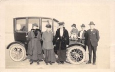 J45/ Early Automobile Interesting RPPC Postcard c1910 Daytona Florida 35 picture