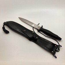 Vintage Gerber Command II 007398 Tool Steel USA Fixed Blade Knife Leather Sheath picture