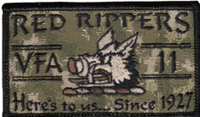 VFA-11 THE RED RIPPERS HERE'S TO US SINCE 1927 PATCH [Item 011002] picture