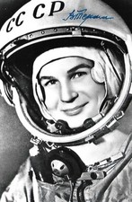 Valentina Tereshkova signed/auto 4x6 photo USSR Cosmonaut Space Rare COA LOOK picture