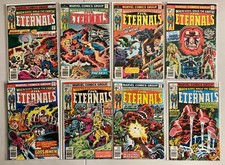 Eternals comics lot #2-19 last issue + 1 annual 16 diff avg 5.0 (1976-78) picture
