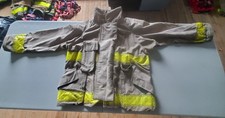 Vintage Retired Firefighter Turnout JACKET FIRE COAT SHELL ONLY Chest 54 See Pic picture