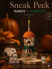 Special Edition Starbucks x Peanuts Snoopy Glass Cup 2026- US SELLER Pre Order picture