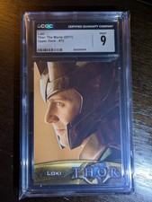 2011 Upper Deck Thor Movie BASE Card #72 / Tom Hiddleston as LOKI ROOKIE CARD RC picture