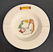👗 Vintage Just Married A for Effort Hospital Husband & Wife Ceramic Ashtray 👗 picture