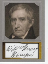 WILLIAM H HARRISON ~  Presidential ACEO Portrait D. Gordon Facs Auto  * NM+ #9 picture