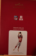 BRAND NEW TRAVIS KELCE KANSAS CITY CHIEFS 2021 HALLMARK ORNAMENT picture