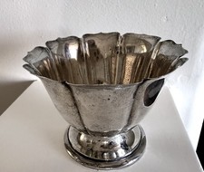 Vintage Webster Co Sterling Silver Footed Nut Cup Tulip Scalloped Petal Rim 88g picture
