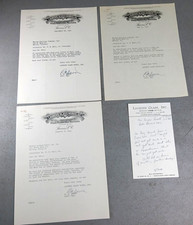 1944-1945 Laurens Glass Works Letters Marion Bottling Co VA Pepsi Orange Crush picture