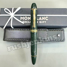 MONTBLANC Meisterstück The Origin Classique Green Fountain Pen Rare picture