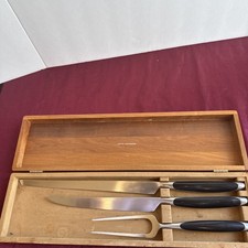 Lauffer Onyx 3 Pcs carving ware (2) Knives and Carving Fork picture