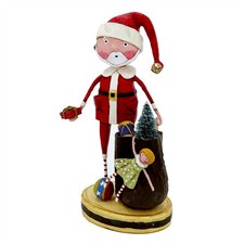 Lori Mitchell Christmas Winter Collection Jolly Santa Gifts Sack Figurine 13332 picture