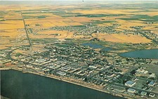 Postcard WA: Aerial View Moses Lake, Washington, 1965 picture