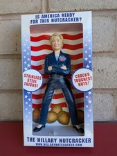 The Hillary Nutcracker Hillary Clinton  Political Gag Toy NEW In Box picture