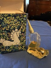 Vintage Avon Gold Horn Unicorn Bird Of Paradise Perfume Cologne Decanter Bottle picture