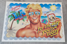 Vintage 1984 LA Beer Ad Poster 