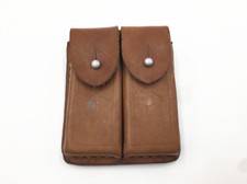 SURPLUS ORIGINAL CHINESE C96 LEATHER PISTOL AMMO POUCH picture