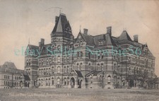 Poughkeepsie NY - ADMINISTRATION BUILDING HUDSON RIVER STATE HOSPITAL - Postcard picture
