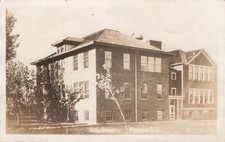 RPPC MARION SD HIGH SCHOOL 1910 REAL PHOTO POSTCARD 051726 V picture