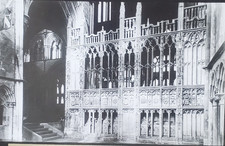 Prince Arthur's Chantry, Worcester Cathedral. England, Magic Lantern Glass Slide picture