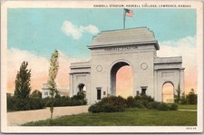 Vintage 1920s LAWRENCE, Kansas Postcard 