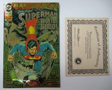 1993 DC Comics Superman #82 Dynamic Forces DF - Signed Jerry Siegel picture
