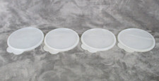 Tupperware Butterfly Tab Replacement Lids 2541A-10 White 5