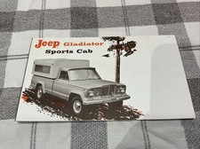 1963 Jeep Gladiator Sports Cab sales brochure Kaiser Jeep Corporation picture