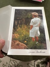 Vintage LDS Baptism Card Twin Peaks Distribution Susan Benhardt Photo Unused New picture