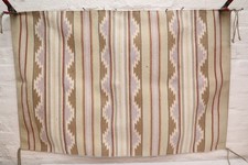 ATQ LARGE Navajo Rug Native American Indian Weaving 37x25 Wide Ruins Striped Vtg picture