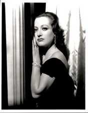 CGE74 2nd Gen Restrike Photo JOAN CRAWFORD 1931 GLAMOUR SHOT DIAMOND JEWELRY picture