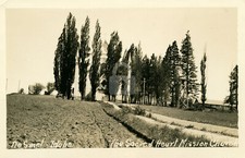Sacred Heart Mission Church c.1920s Desmet ID Idaho RPPC Photo Postcard COPY picture
