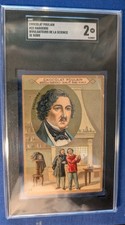 1880s Chocolat Poulain #22 Louis Daguerre SGC 2 3E Divulgateurs Science France  picture
