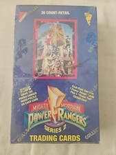 1994 Saban Entertainment Mighty Morphin Power Rangers Series 2 Trading Cards Box picture