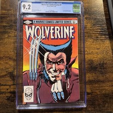 Wolverine Limited Series #1 • CGC 9.2 • Frank Miller  • White Pages • 1982 picture