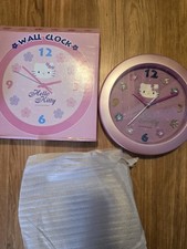 vintage hello kitty and friends sanrio Pink Clock ~send offers~ picture