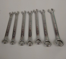 VTG 7 Piece Sears Craftsman USA -V- Combination Wrench Set Made in USA picture