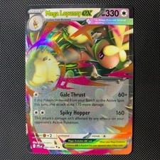 Mega Lopunny ex 084/094 Double Rare Phantasmal Flames Pokemon Holo Near Mint picture